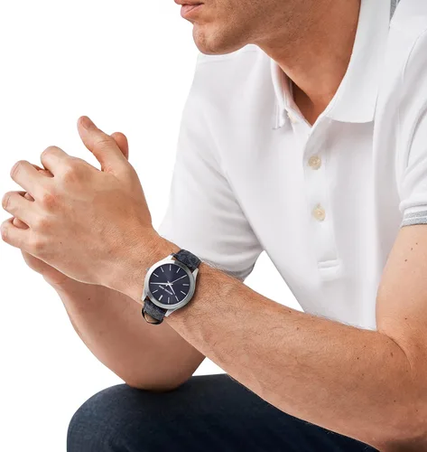 Vista 4 de Michael Kors - Reloj de cuarzo Slim Runway de acero inoxidable para hombre