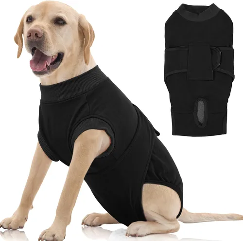 Vista 42 de FUAMEY Traje de Recuperación para Perros Machos, Trajes de Cirugía de Castración para Perros, Camisas de Esterilización para Cachorros Hembra