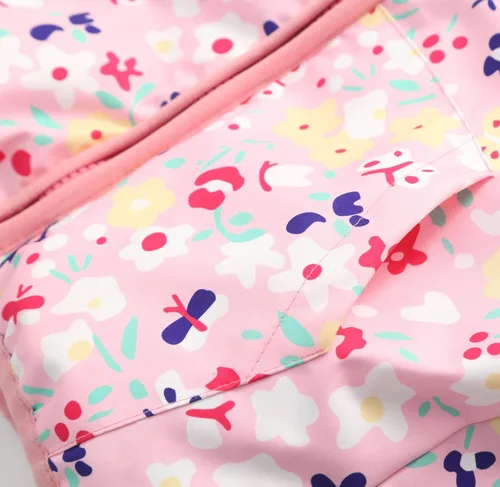 Vista 4 de Feidoog - Chaqueta de vellón polar con capucha, de manga larga, gruesa, cálida y resistente, para bebé o niños pequeños, para otoño o invierno