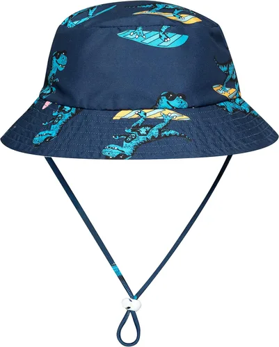 Vista 4 de Conjunto de traje de baño de 3 piezas para niños pequeños y bebés, protector de erupción, gorro y traje de baño con protección solar UPF 50+