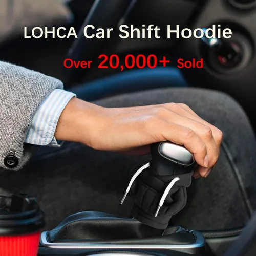 Vista 2 de Funda con Capucha para Pomo de Palanca de Cambios de Coche, Funda para Pomos de Palanca de Cambios, Funda para Palanca de Cambios de Coche, Lindo