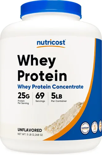 Vista 20 de Nutricost - Concentrado de proteína de suero (chocolate y mantequilla de cacahuate) 2 libras - Sin gluten y sin transgénicos