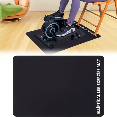 Vista 8 de TOBWOLF Non-Slip Workout Mat for Ellipse Leg Exerciser, Ellipse Machine Mat, Exercise Mat for Under Desk Ellipticals, Suitable for Electric Seated