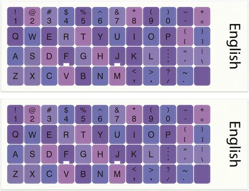 Vista 10 de 2 calcomanías universales para teclado árabe para computadora portátil, PC, teclado de escritorio, letras de repuesto para teclado de computadora