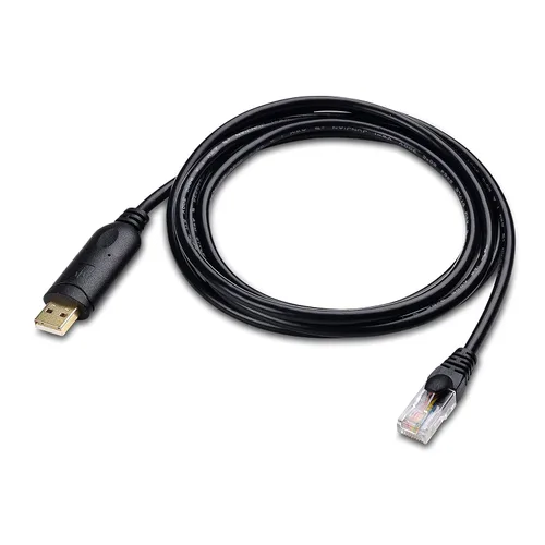 Vista 2 de Cable Matters Cable de consola USB a RJ45 (compatible con cable de consola Cisco, cable Rollover) con FTDI de 6 pies