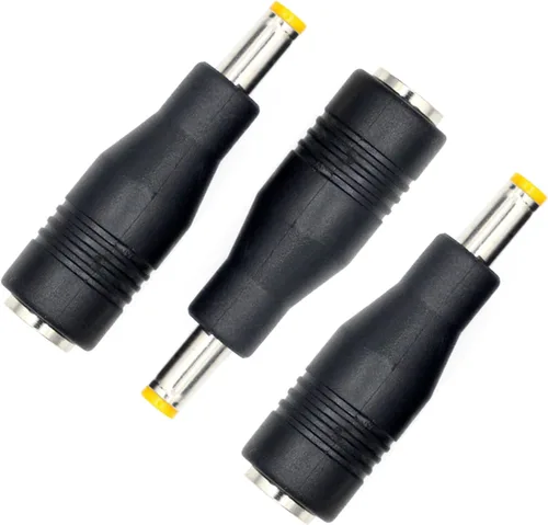 Vista 2 de Adaptador de panel solar, DC7909 hembra a conector macho DC5525, 0.315 in a 0.217 in, para generador solar, estación de energía portátil, batería