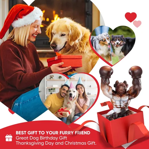 Vista 7 de Juguetes para perros para masticadores agresivos, juguetes indestructibles para perros, huesos de perro casi indestructibles para perros pequeños