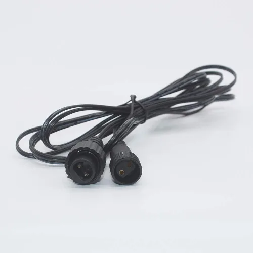 Cable de extensión de 2 pines, cable de extensión de 9.8 pies con conectores macho y hembra (cable de 2 pines)