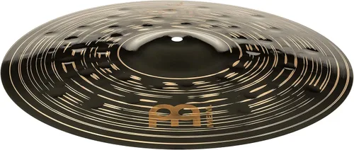Vista 3 de Meinl Crash Platillo de 16 pulgadas – Classics Custom Dark – Fabricado en Alemania, 2 años de garantía (CC16DAC)