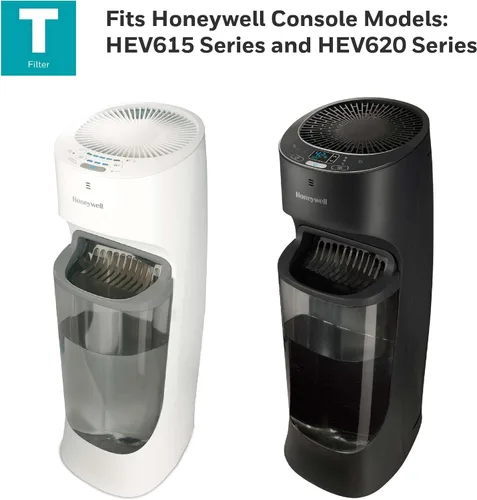 Vista 5 de Honeywell HFT600PF1 Filtro de Mecha de Repuesto T, 1 paquete, Blanco