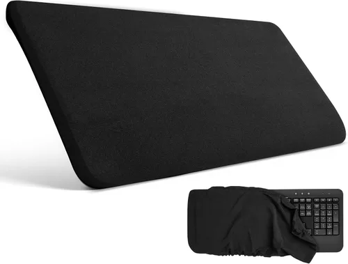 Cubierta antipolvo de teclado para teclados mecánicos de juegos Funda para teclado antipolvo de tela elástica, se adapta a teclados estándar de 17.9