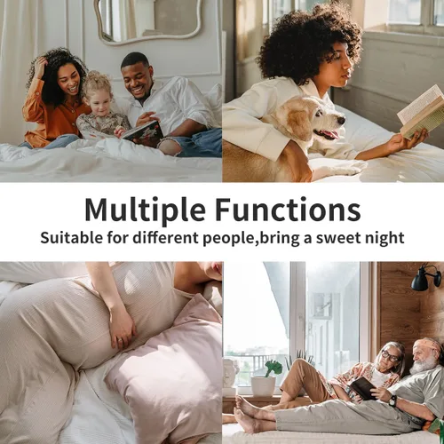 Vista 7 de Sonlibin - Cubrecolchón grueso de tamaño King para el dolor de espalda, refrescante, tamaño King, bolsillo profundo, suave cubrecolchón de cama King
