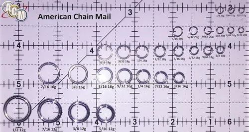 Vista 5 de Jeweler Starter Kit Jump Rings Aluminio anodizado 3/16 0.63 oz American Chainmail
