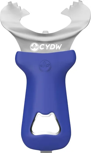 Vista 14 de CYDW Herramienta para abridor de tarros Mason con mango suave al tacto, sin abolladuras ni daños en la tapa, abrelatas manual multiusos, removedor