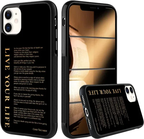Live Your Life Sing Your Song and Like A Hero - Funda para iPhone 15, 14, 13, 12, 11 Pro Max, XR, XS, Max, Samsung Galaxy S23, S22, S21, S20, FE,