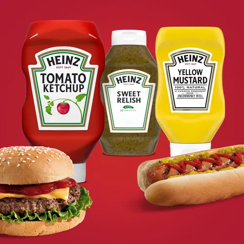 Vista 4 de Heinz Paquete de picnic de tomate, salsa de tomate y mostaza, 3