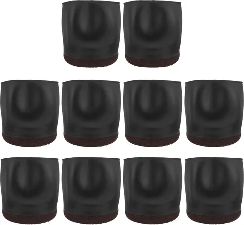 Angoily Fundas para patas de silla, 10 unidades, tapones para ruedas de cama, tapones de rueda para muebles rodantes, protector de piso de madera
