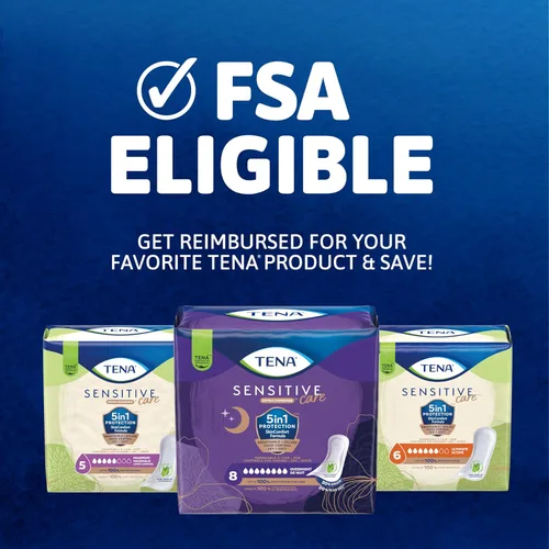 Vista 9 de TENA Intimates - Toalla para incontinencia/control de vejiga de máxima absorción para mujeres, longitud regular, 56