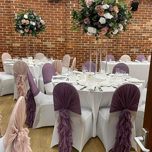 Vista 6 de 2 piezas de jarrones acrílicos transparentes para centros de mesa de boda, jarrones de flores de 23.62 pulgadas de alto, jarrones de centro de mesa