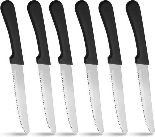Vista 18 de Juego de 36 cuchillos de cena - Cuchillos de mesa Windsor de acero inoxidable de 8.7 pulgadas con cuchillos de mantequilla aptos para lavavajillas