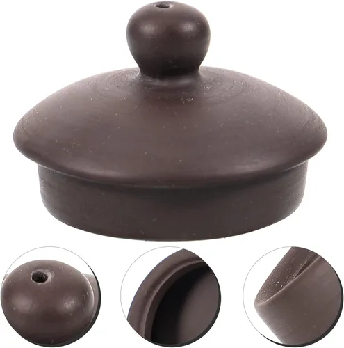 Vista 4 de Tapa de repuesto para tetera, tapa de repuesto para tetera, cubierta para tetera de arcilla morada, tetera china de kungfu con perilla para tetera