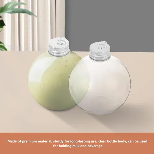 Vista 7 de BESTonZON 10 bolas de alcohol de Navidad transparentes para árbol de Navidad, adornos rellenables, bolas de bebida, botellas de agua, bombillas