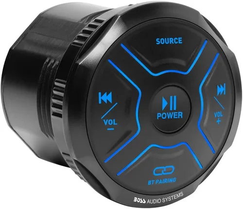 Vista 4 de BOSS Audio Systems MGR250B Receptor de Radio de Medidor Marino Bluetooth, Amplificador Incorporado, Clasificación IPX6, Puerto USB + Carga USB