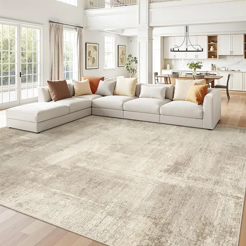 Vista 31 de zesthome Alfombras de 5 x 7 pulgadas - Alfombra lavable resistente a las manchas, alfombras modernas abstractas para sala de estar, dormitorio
