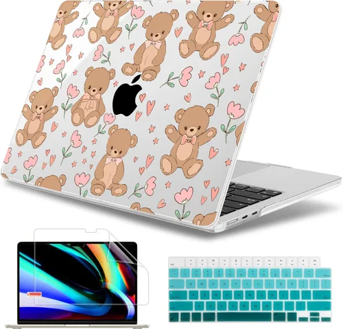 Vista 24 de May Chen Funda compatible con M4 MacBook Air de 15 pulgadas 2025 2024 2023 A3241 A3114 A2941 M3 M2 con pantalla de retina líquida y Touch ID