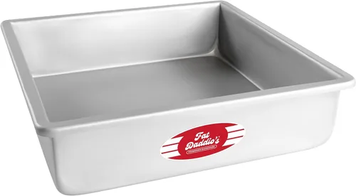 Vista 25 de Fat Daddio's PSQ-442 - Molde cuadrado de aluminio anodizado para tartas, 4 x 2 pulgadas
