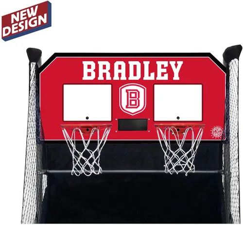 Vista 2 de Pop-A-Shot - Home Dual Shot with NCAA Graphics l Sensor Scoring l 16 Game Modes l 7 Balls l Foldable Storage l for All NCAA Fans
