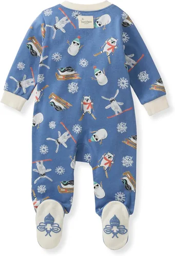 Vista 218 de Burt's Bees Baby - Pijama de una pieza para bebé, mameluco para dormir y jugar, algodón 100% orgánico, cremallera frontal