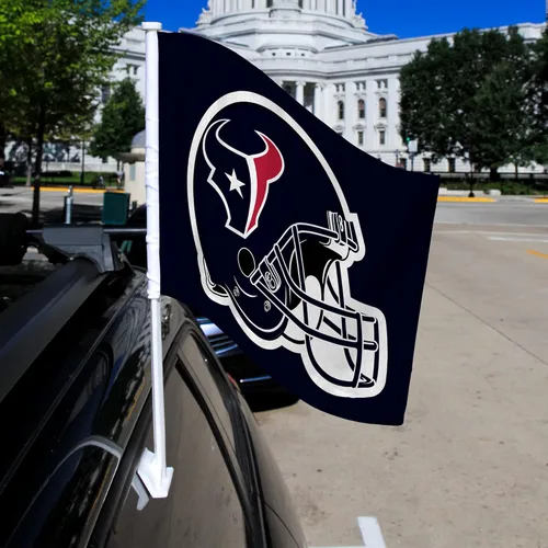 Vista 2 de Rico Industries NFL - Bandera de doble cara para automóvil, accesorio para auto