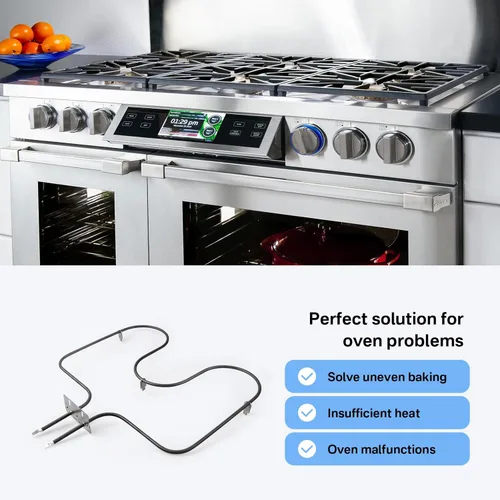 Vista 6 de Elemento de horno para hornear se adapta a Amana Whirlpool ARR630 ART6110 77001094 WP77001094 CH5910 Reemplazo del elemento calefactor del horno