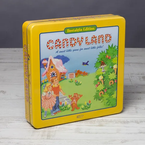Vista 6 de Candy Land Nostalgia Edition Board Game in Collectible Tin by WS Game Company - Retro Style Board Games for Kids Ages 3+