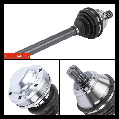 Vista 9 de A-Premium Conjunto de eje de eje CV compatible con Audi TT Quattro 2003 2004 2005 2006 L4 1.8L, lado del pasajero delantero derecho, repuesto #