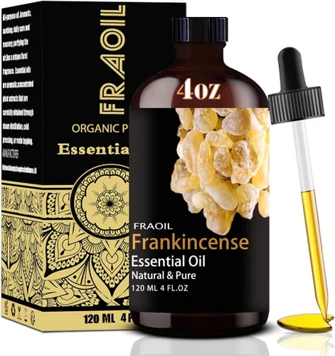 Vista 23 de Amber Essential Oil, Amber Oil 4 Fl Oz 120ML for Diffuser Humidifier Yoga Cleaning DIY Candle Soap Making Essential Oils