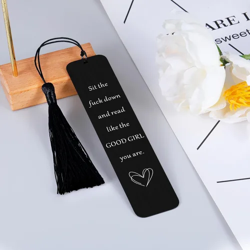 Vista 3 de Marcapáginas Smut, divertidos marcadores para mujeres, regalos para amantes de los libros obscenos, merchandising de romance oscuro, marcadores
