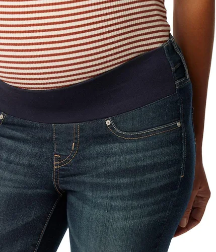 Vista 4 de Signature by Levi Strauss & Co. Gold Label Jeans ajustados de maternidad