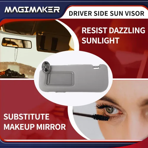 Vista 5 de Parasol del Conductor Compatible con Toyota Corolla 2009 2010 2011 2012 2013 Reemplaza 74320-02711-E0 Delantero Izquierdo Sombra de Protección