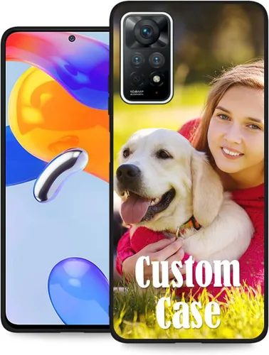 Funda personalizada para Redmi Note 11 Pro 5G con nombre de texto y foto, personalizado Note11 Pro 5G para teléfono móvil/smartphone/móvil/teléfono