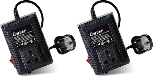 Vista 13 de LiteFuze, convertor de voltaje alto/bajo para viaje. Cable EE.UU.