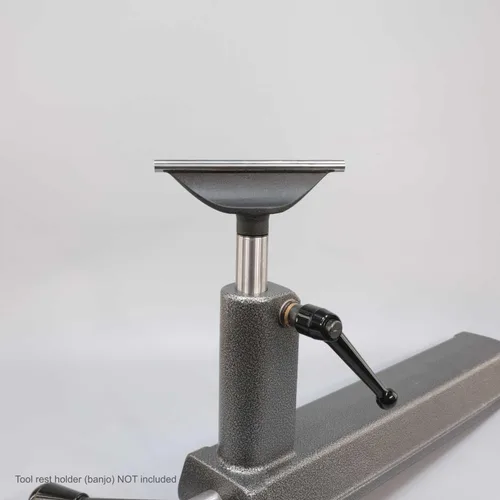 Vista 4 de Hurricane Turning Tools, Soporte para herramientas de 6 pulgadas con varilla de acero endurecido para torno de madera, poste de 1 pulgada
