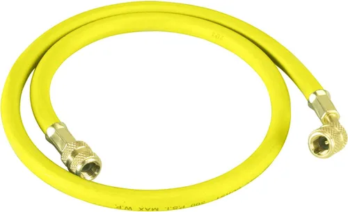 Vista 2 de Robinair (32036) Manguera estándar de 1/4 pulgadas con accesorios estándar - 36 pulgadas, azul