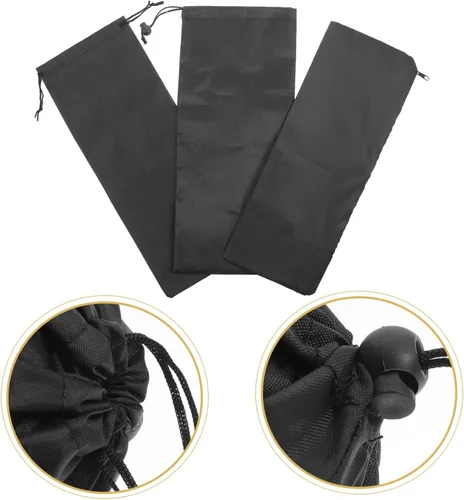 Vista 8 de Happyyami 9pcs Lightweight Portable Tool Pouch Zip Bag Organizer for Camping Utensils Travel BBQ Party Gear
