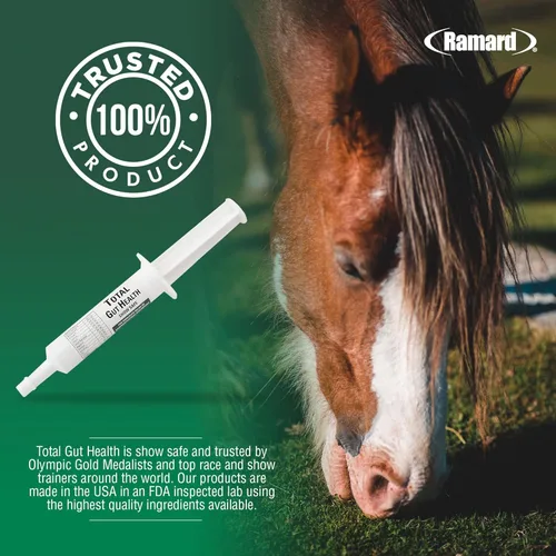 Vista 7 de Ramard Total Gut Health Equine Digestive Support - Suplemento de salud intestinal equino probióticos para caballos, vitaminas intestinales