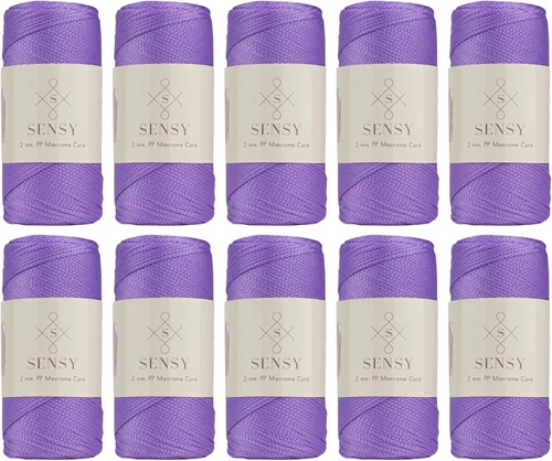 Vista 59 de Sensy Premium 2mm 229.5 metros de cuerda de poliéster 100% cordón de polipropileno Cordón de macramé 2mm Cordón para bolso de crochet Hilo