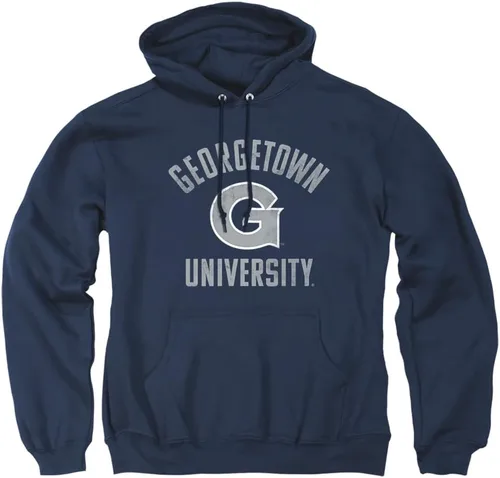 Vista 178 de LOGOVISION Colección oficial de sudaderas con capucha para adultos con logotipo desgastado grande universitario