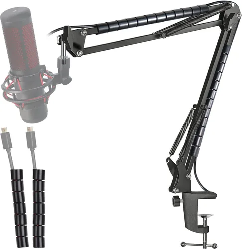 Vista 8 de YOUSHARES - Filtro Pop de Espuma para Micrófono QuadCast – Parabrisas de 5.5 Pulgadas de Diámetro, 6 Capas, Filtro Pop para Cubierta de Micrófono