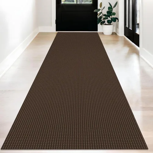 Vista 121 de KOZYFLY - Tapetes de pasillo bohemios, lavables, con respaldo de goma antideslizante, de algodón, para interiores, puerta trasera, habitación